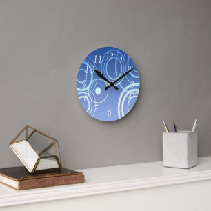 Circles round clock