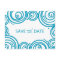 Circles Save the Date Postcard