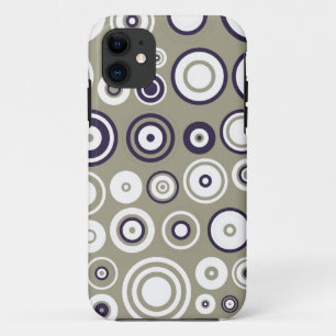 Circles seamless graphic Case-Mate iPhone case