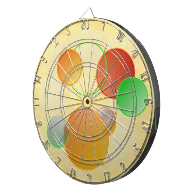 Circles Shapes Circle Floating Dartboard (Front Right)