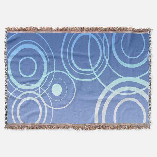 Circles Throw Blanket (Front)
