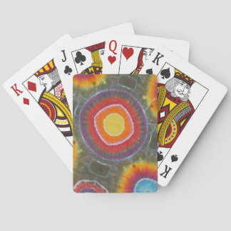 Circles Tie Dye Bicycle Playing Cards