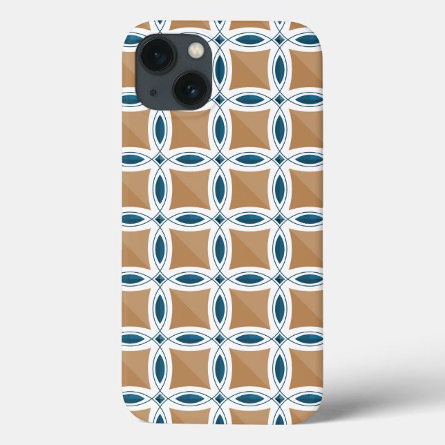 Circles with lens pattern and Diamond Case-Mate iPhone Case (Back)