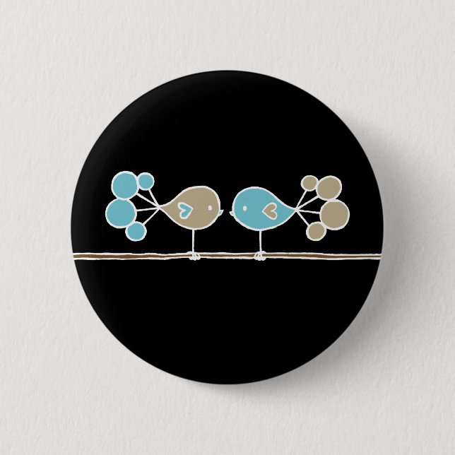 Circletail Birds Button (Front)