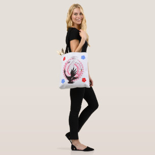 Circling Swan Love Romantic Fantasy Art Tote Bag