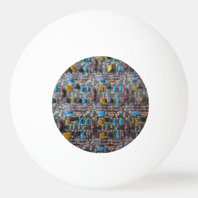 Circuit1 Three Star Ping Pong Ball (Front)