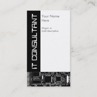 Circuit B & W 2 'IT Consultant' business card