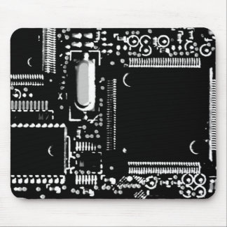 Circuit B&W 2 mouspad Mouse Pad