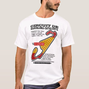 Circuit Barcelona Catalunya Race Track T-Shirt