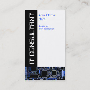 Circuit Blue 2 'IT Consultant' business card
