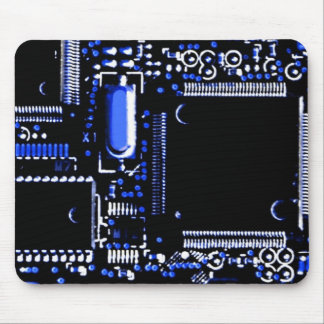 Circuit Blue 2 mouspad Mouse Pad