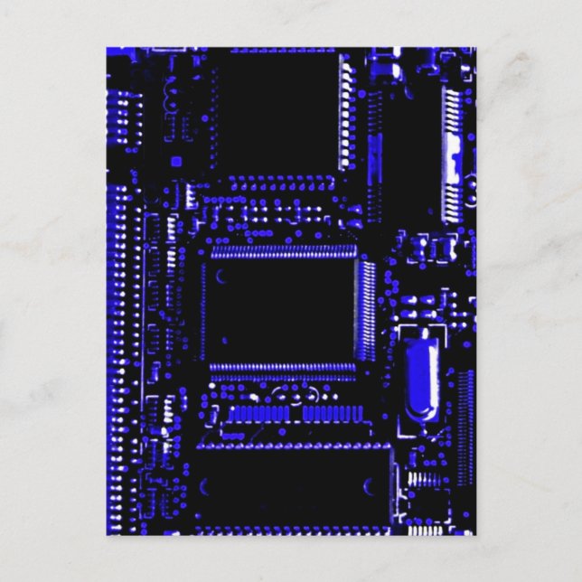 Circuit Blue postcard portrait (Front)