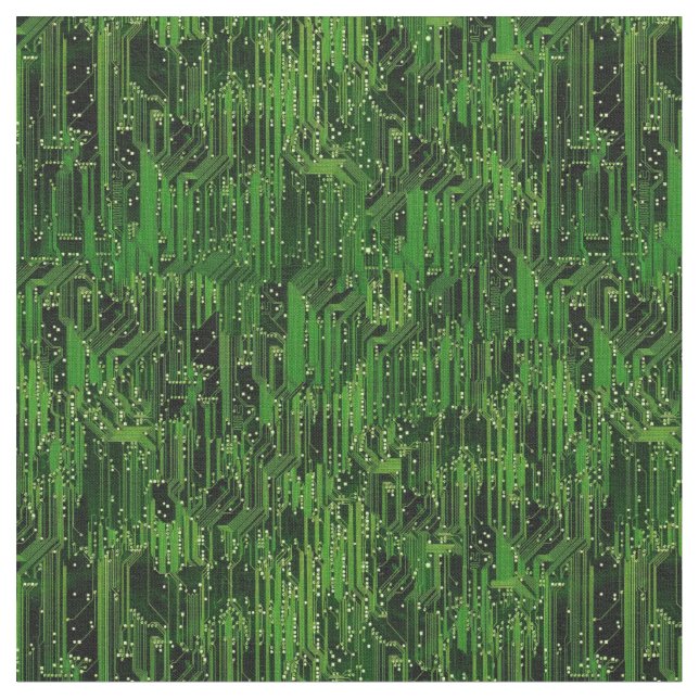 Circuit board background fabric (Close Up)