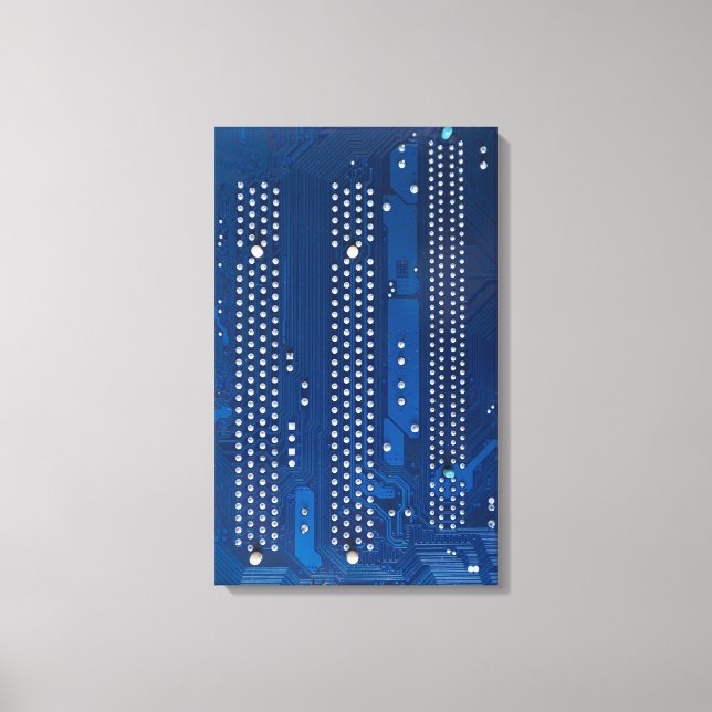 Circuit board canvas print (Front)