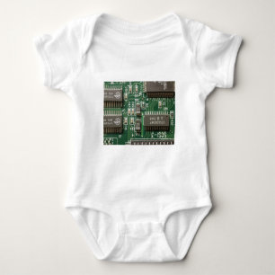Circuit Board Design Baby Bodysuit