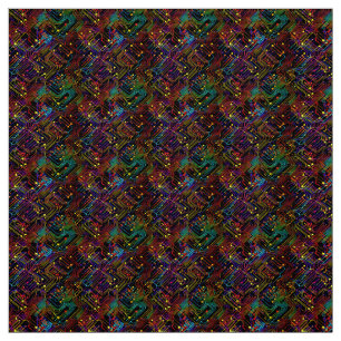Circuit Board design illustration Fabric
