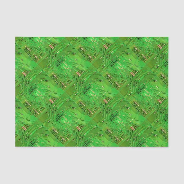 Circuit Board Design Tissue Paper (Front)