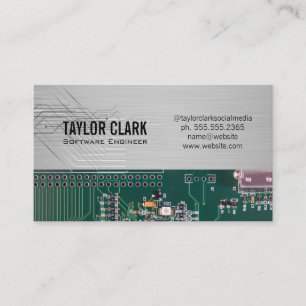 Circuit Board Hardware Engineer   Techie Business Card