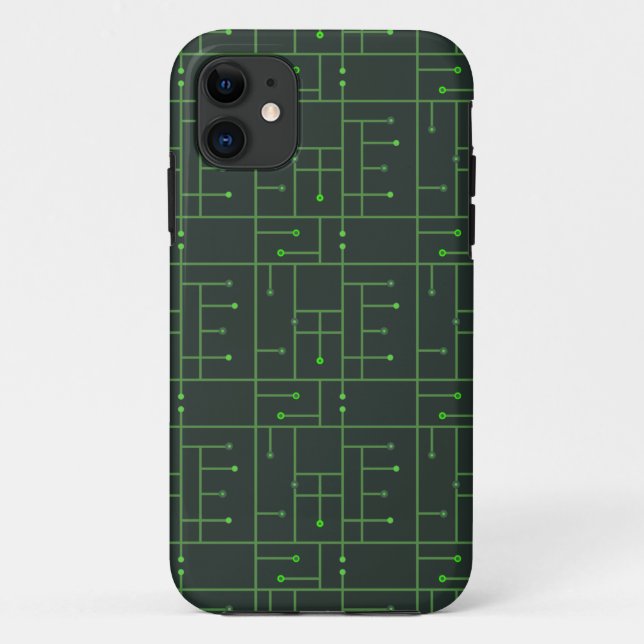 Circuit Board Inspired iPhone 5 Case (Back)