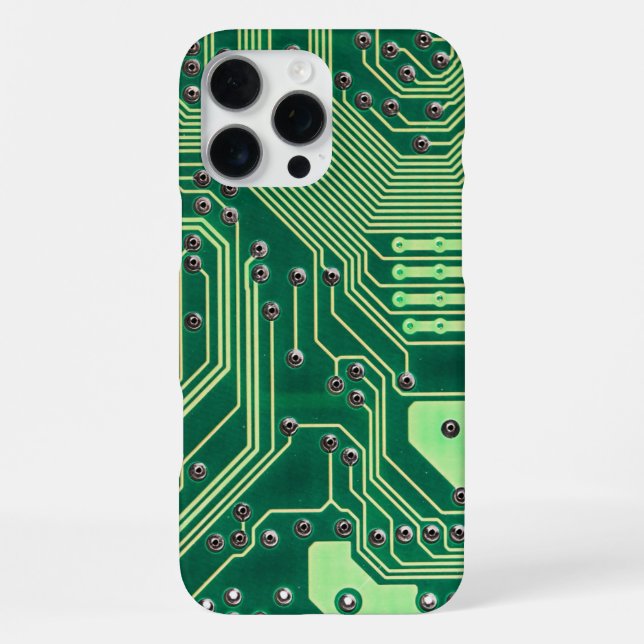 Circuit Board iPhone Case (Back)