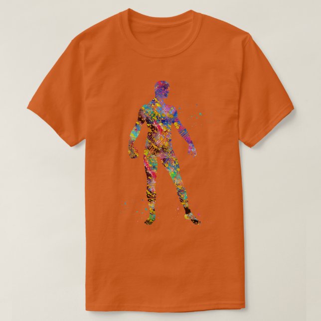 Circuit board man T-Shirt (Design Front)
