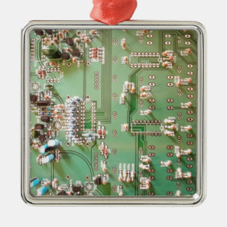 Circuit Board Metal Tree Decoration