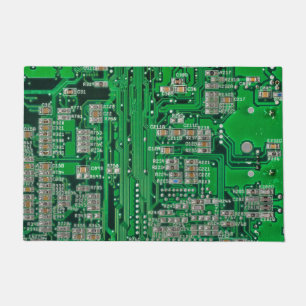 Circuit Board Painting Doormat