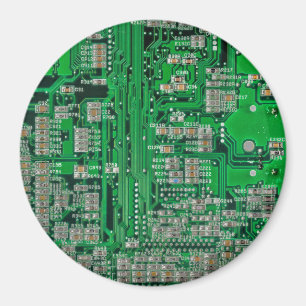 Circuit Board Painting Magnet