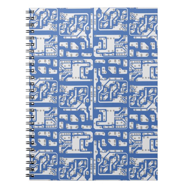 Circuit board pattern notebook (Front)