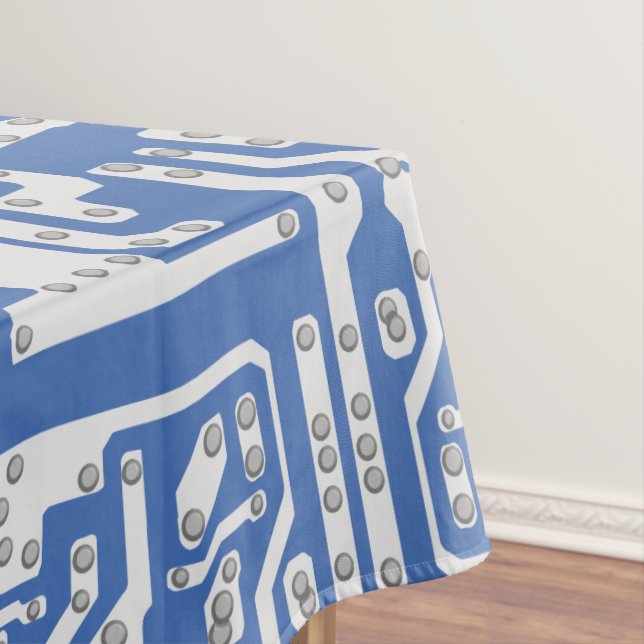 Circuit board pattern tablecloth (In Situ)