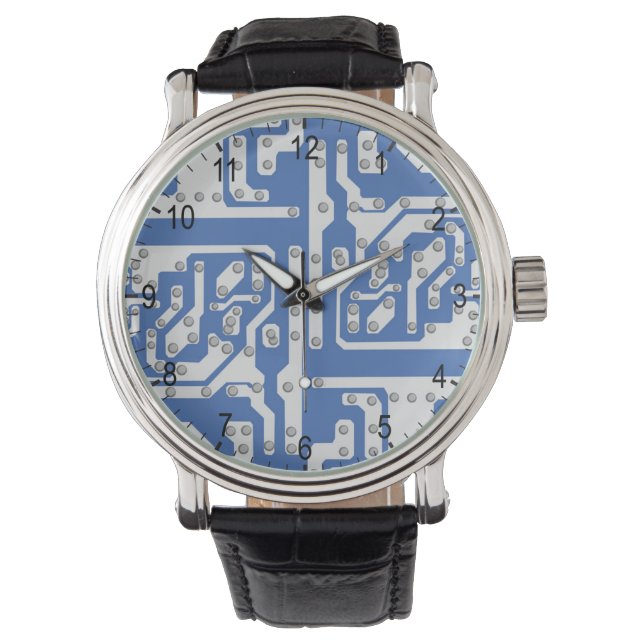 Circuit board pattern watch (Front)