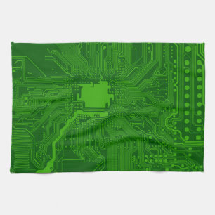 Circuit Board Tea Towel