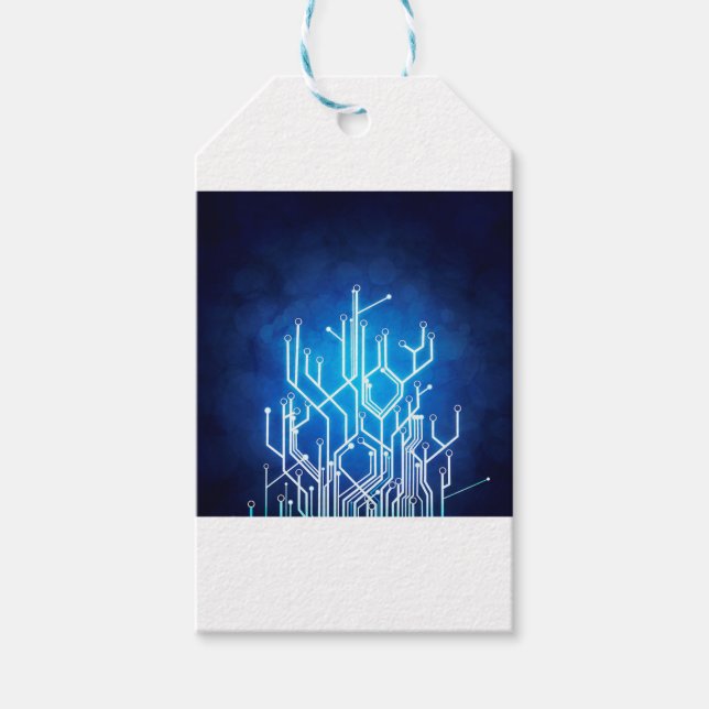 circuit-board-technology- gift tags (Front)