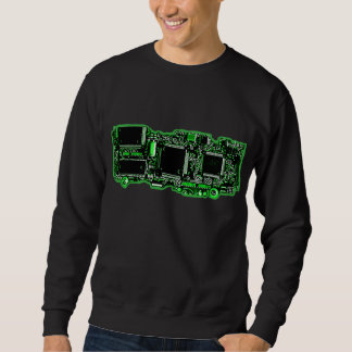 Circuit Green 2 sweatshirt shirt black