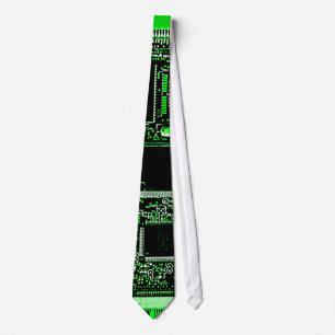 Circuit Green 2  tie