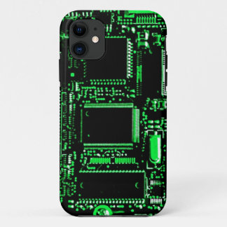 Circuit Green iPhone case
