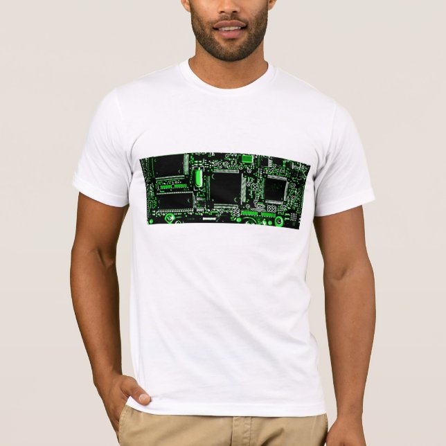 Circuit Green  t-shirt white (Front)