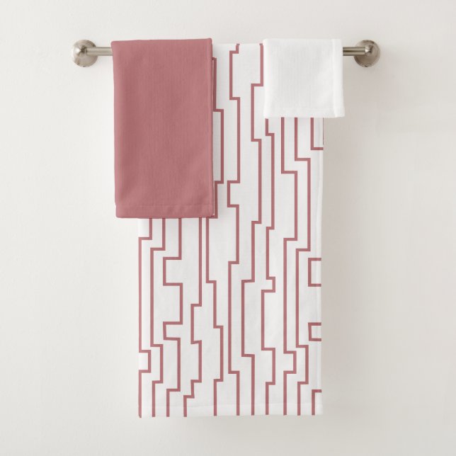 Circuit Lines  Bath Towel Set (Insitu)