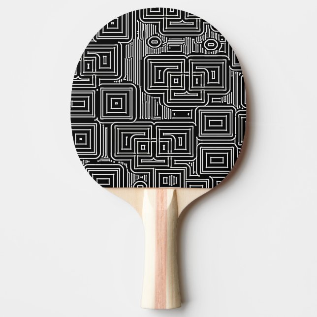 Circuit Maze  Ping Pong Paddle (Front)