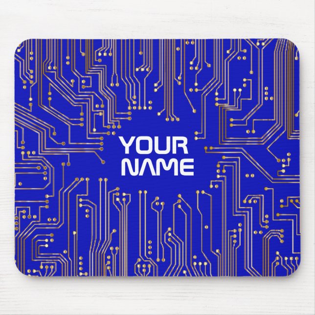 Circuit Mouse Pad (Front)