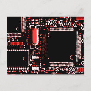 Circuit Red 2 postcard