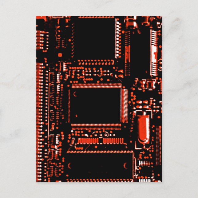 Circuit Red postcard portrait (Front)