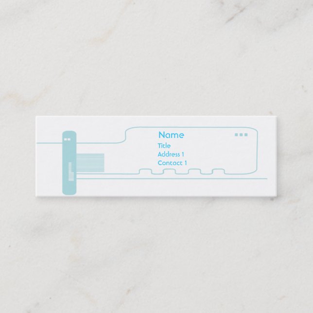 Circuit - Skinny Mini Business Card (Front)