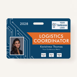 Circuit Tech Event Coordinator Photo ID Badge