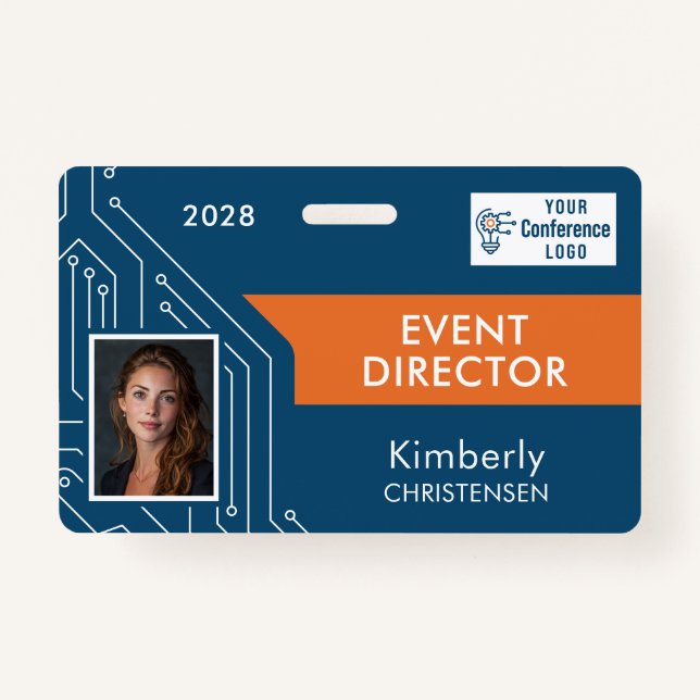 Circuit Technology Event Director Photo ID Badge (Front)