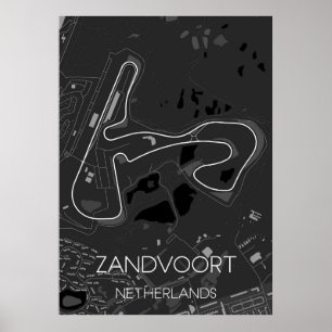 Circuit Zandvoort Netherlands Poster