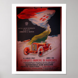 Circuito Avellino - Vintage poster from 1930