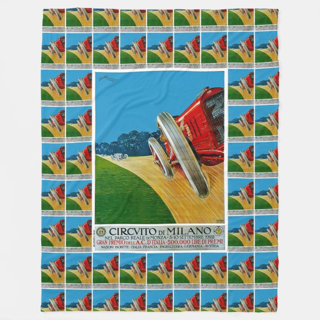 Circuito di Milano Fleece Blanket (Front)