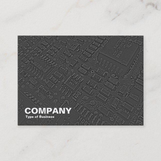 Circuitry - Black Business Card (Front)