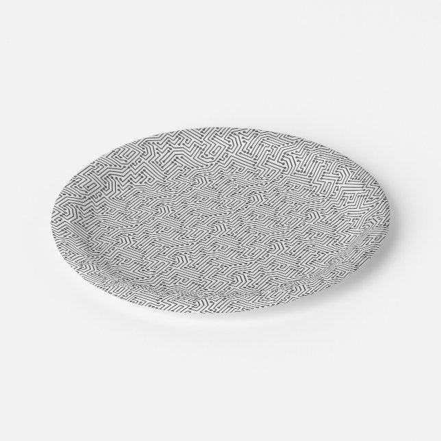 Circuits  paper plate (Angled)